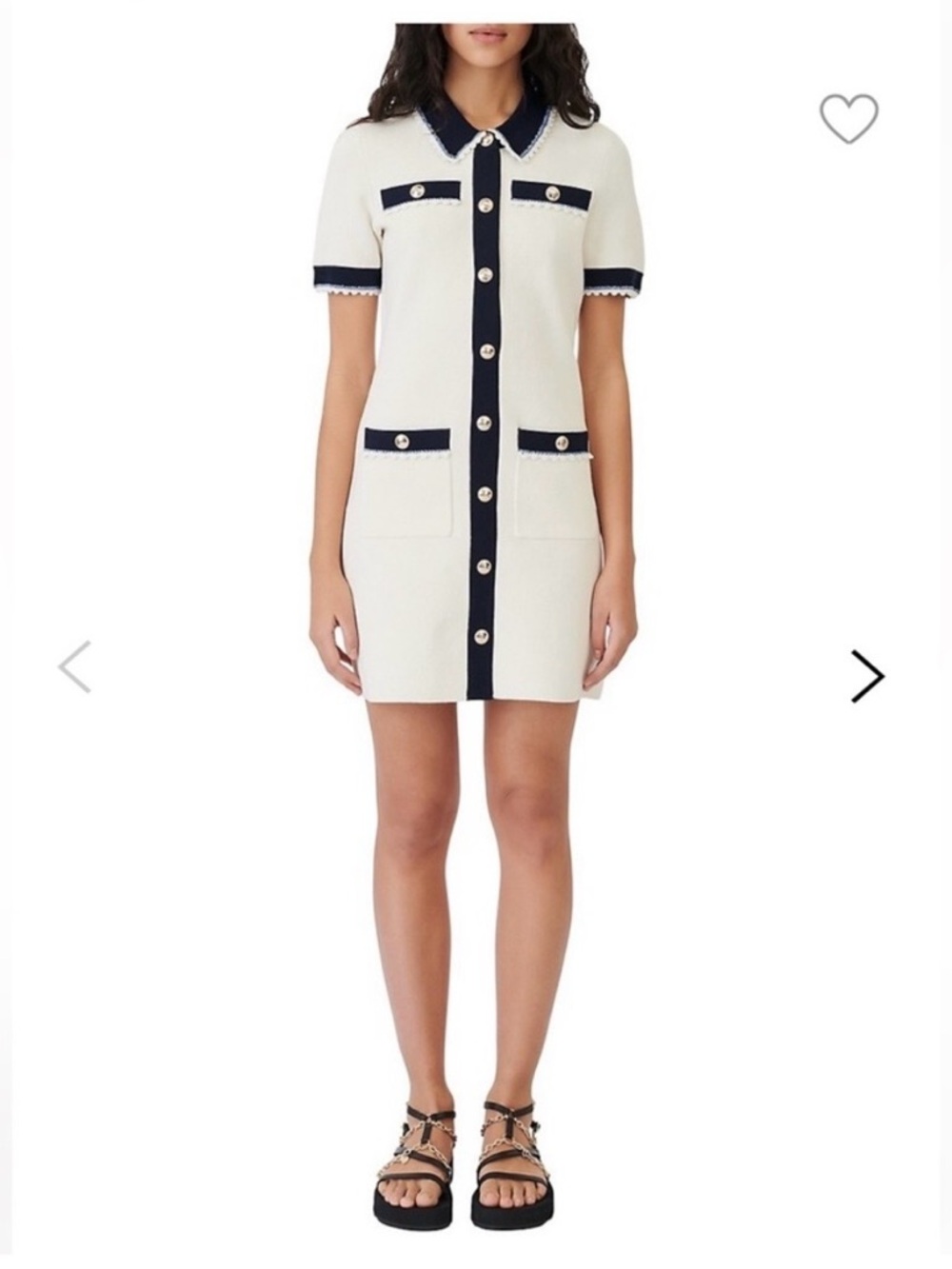 Maje Roliano short polo dress